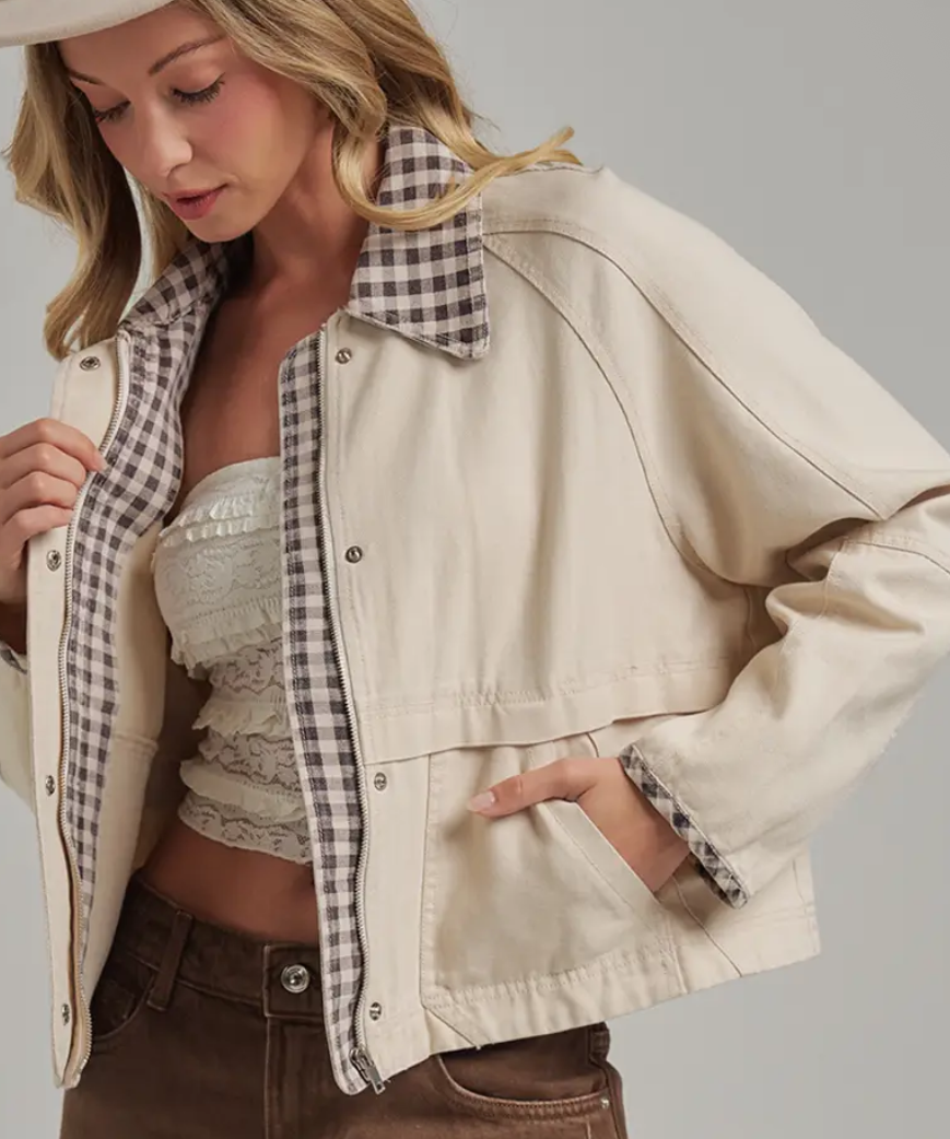 The Briar Gingham Jacket