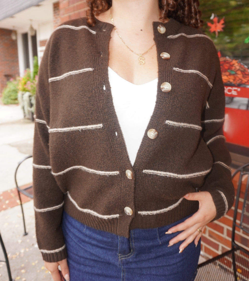 The Clara Stripe Cardigan