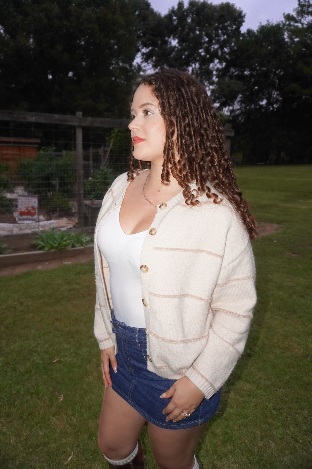 The Clara Stripe Cardigan