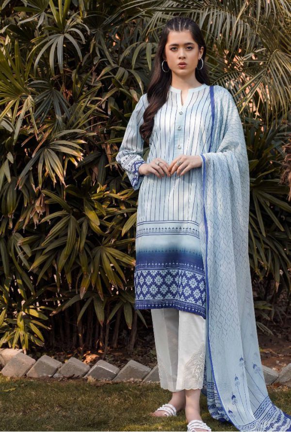 Nishaat Lawn 3 Pieces Casual Wear| Summer 24